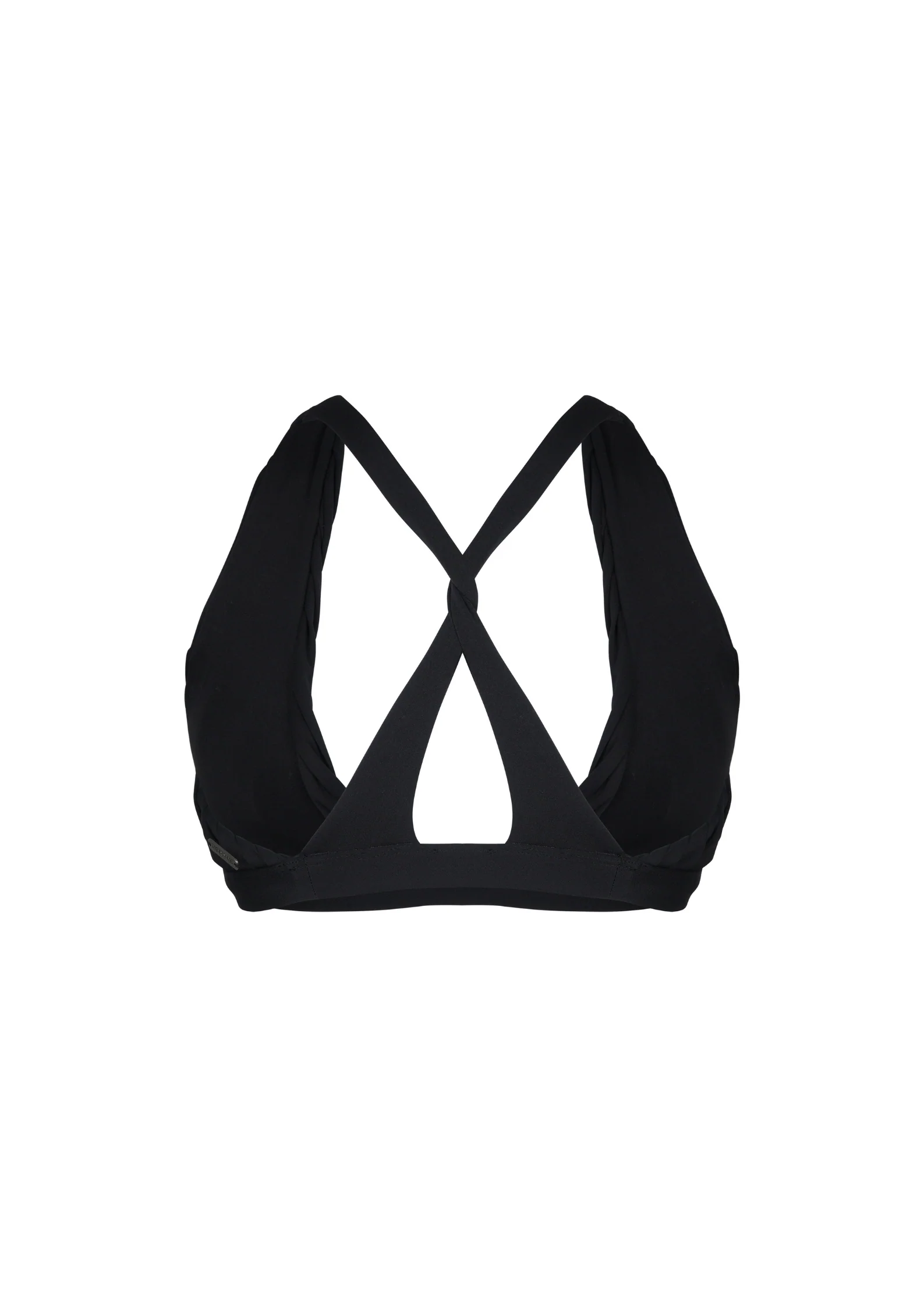 Celeste Draped Luxe Bra In Black - Image 6