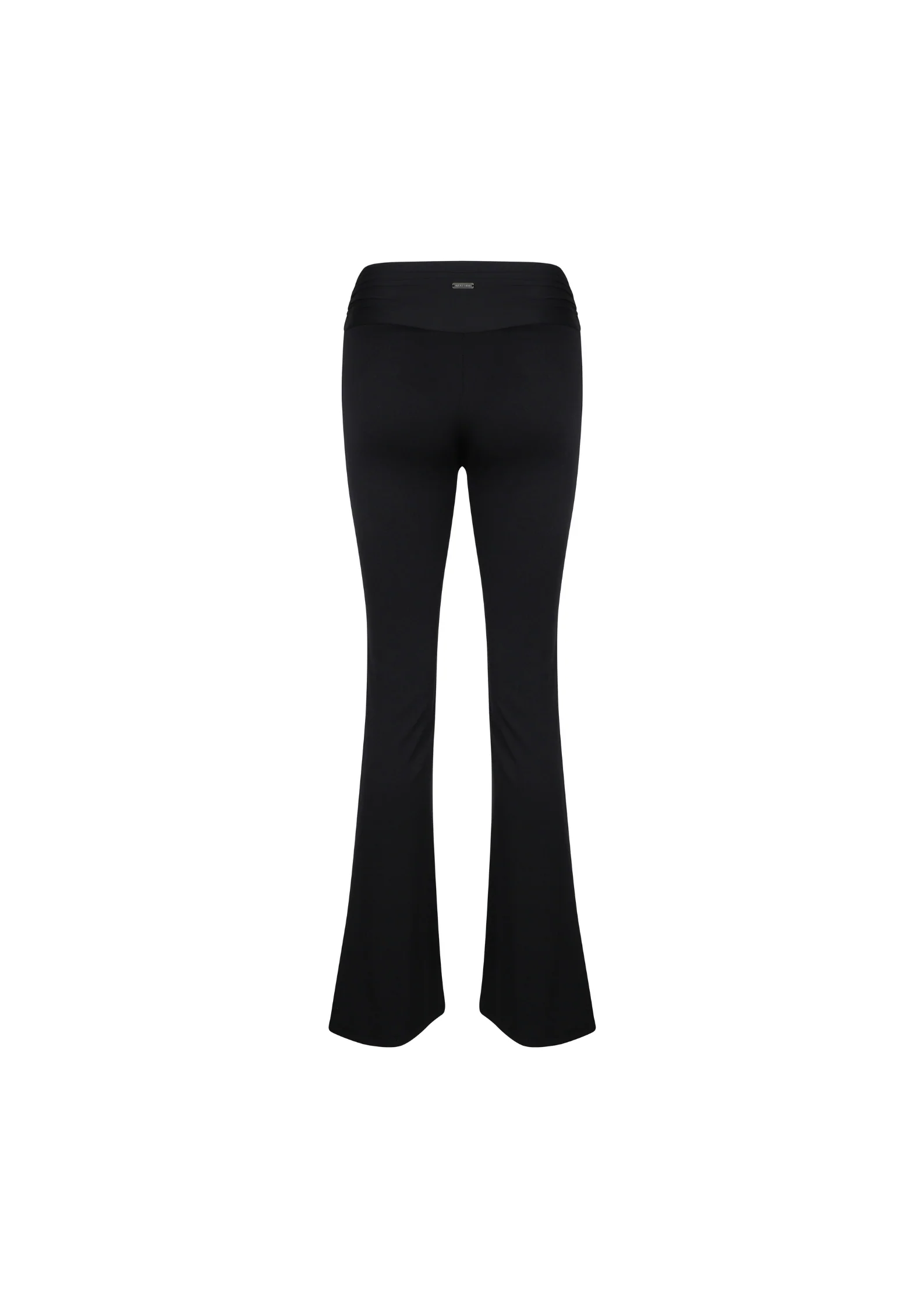 Celeste Draped Flare Pants In Black - Image 10
