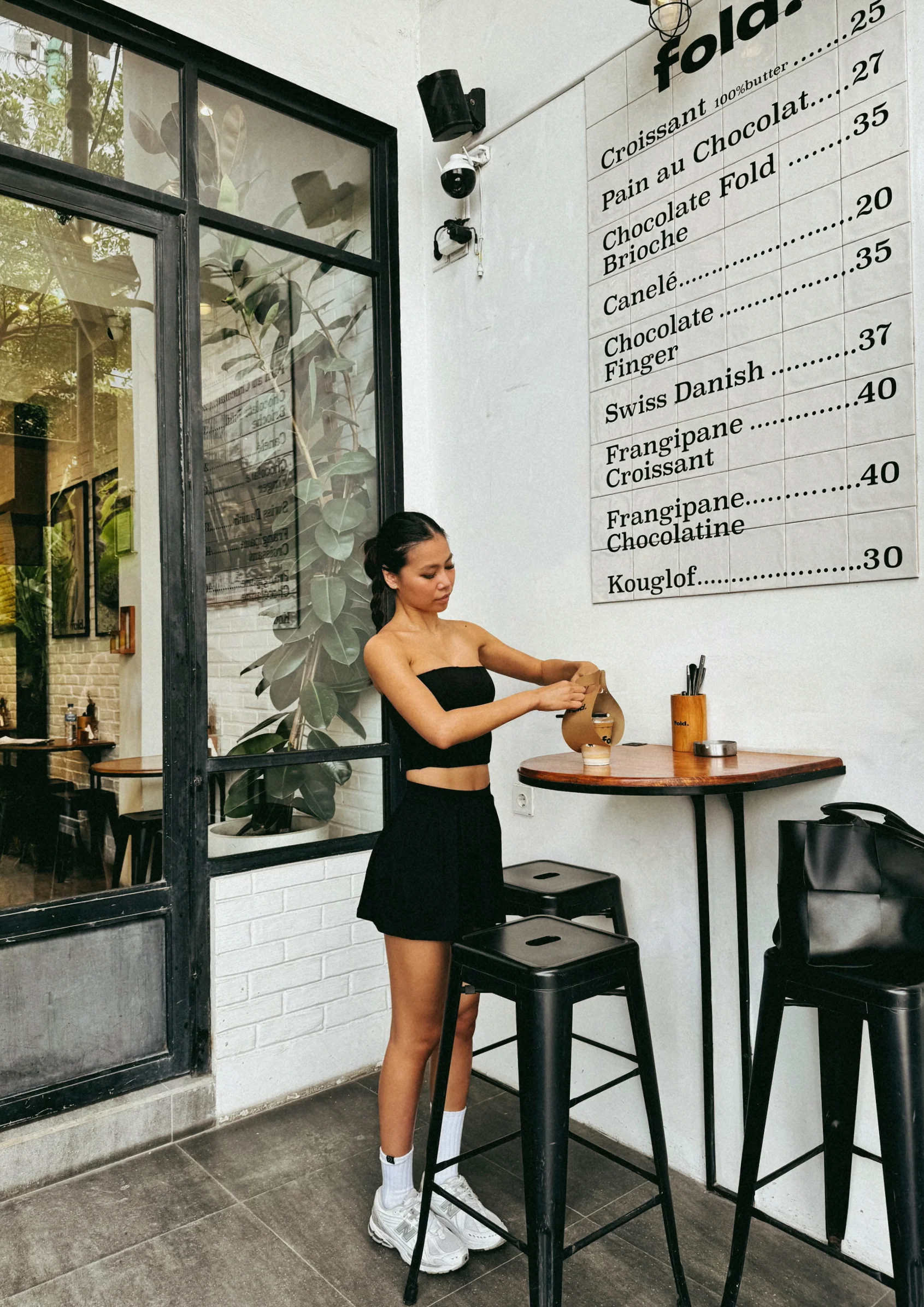 Core Luxe Pleated Skirt In Black - Image 5
