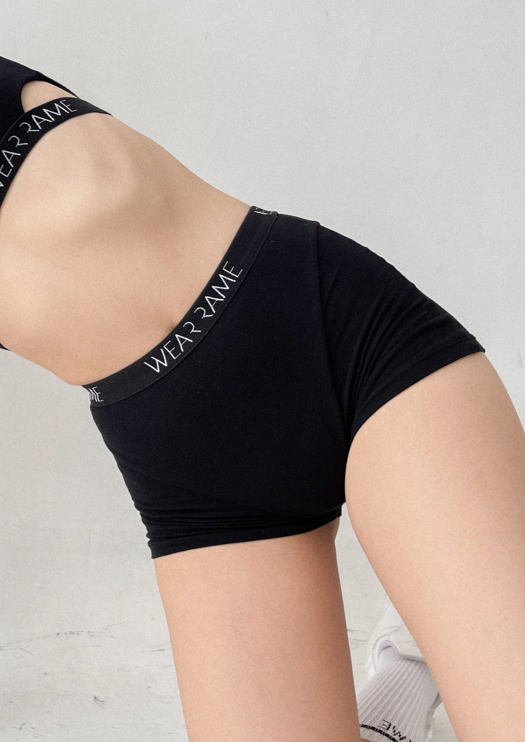 Gaia Half Undie Short In Black - Image 8