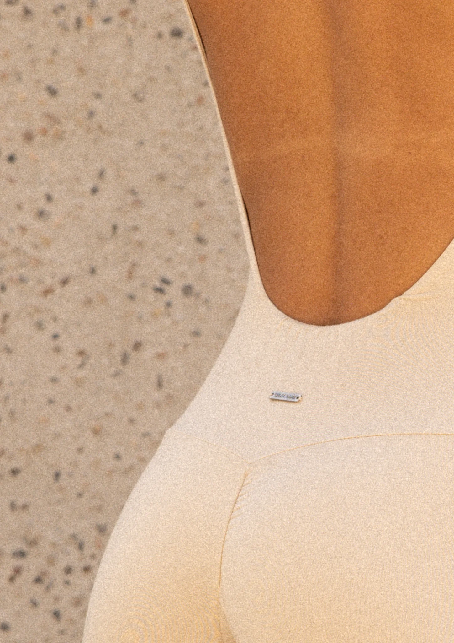 Kamari Backless Onesie in Ivory - Image 5