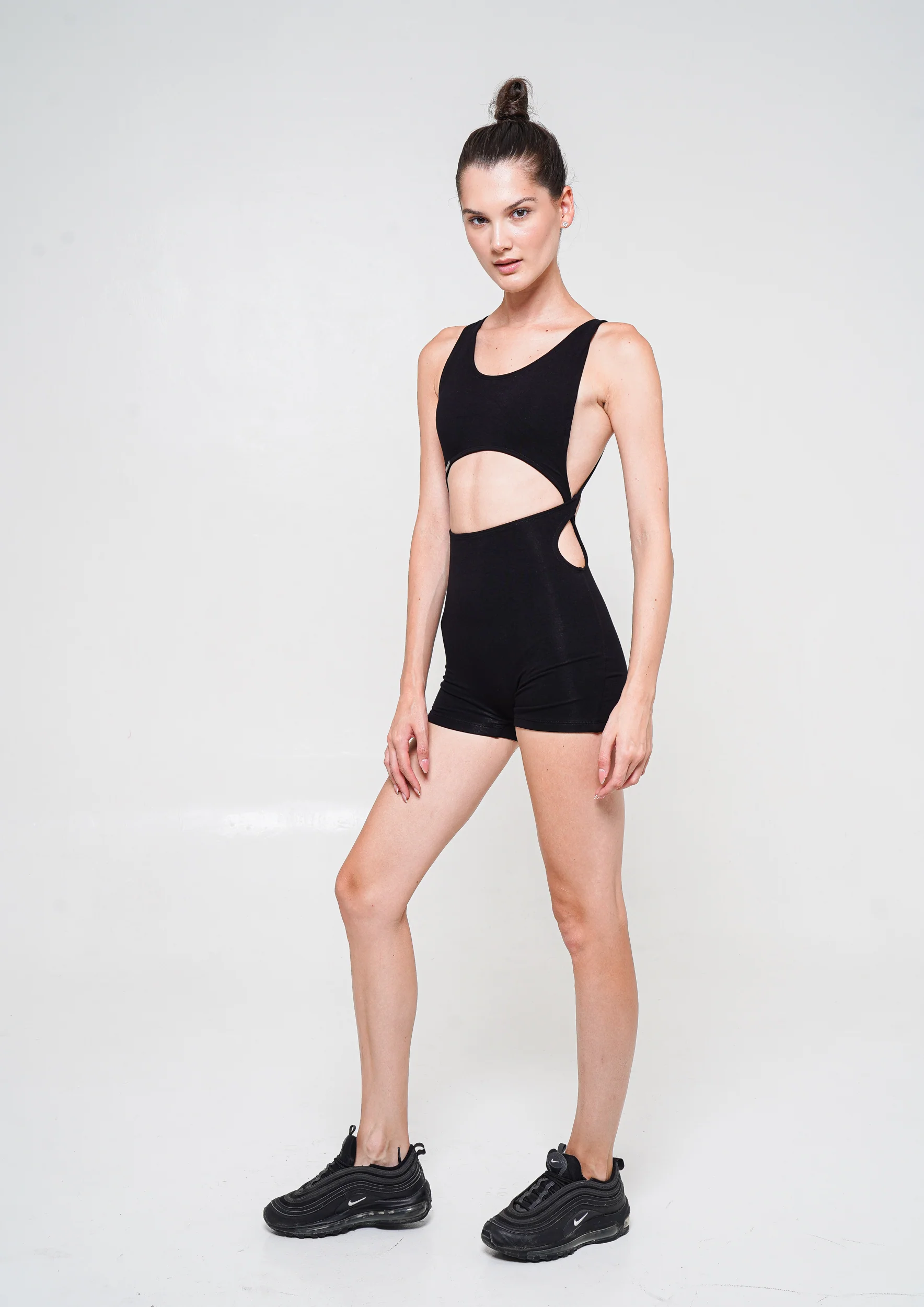 Leda Dynamic Onesie in Black - Image 4