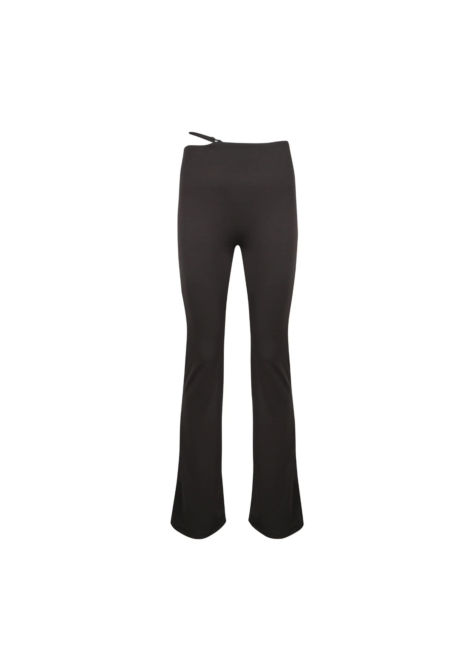 Momentum Wrap Flare Pants In Deep Purple - Image 2
