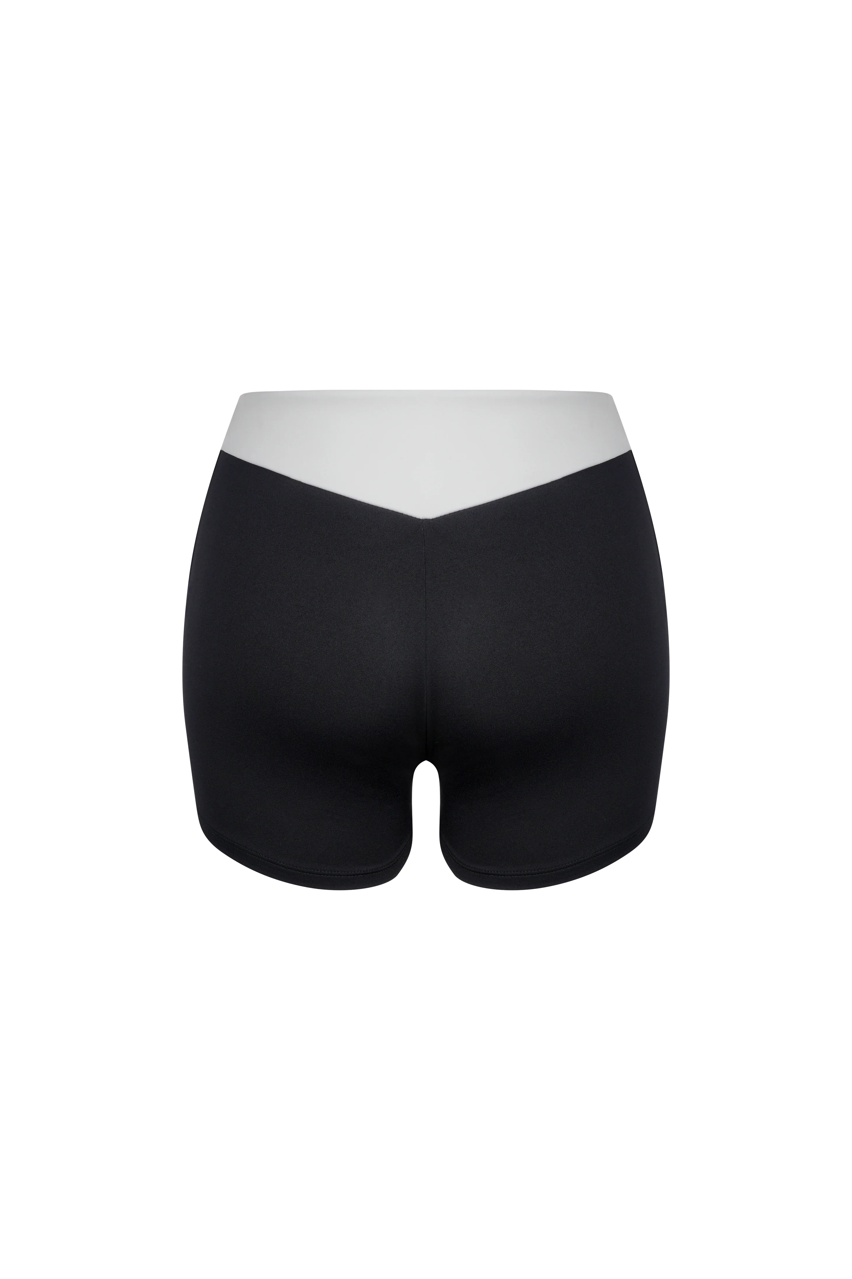 Two Tone Frame Shorts in Black - Image 5